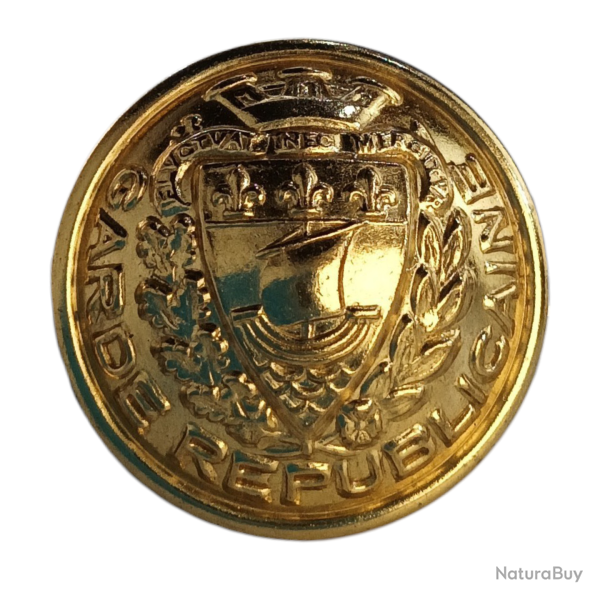 Lot de 20 boutons de la Garde R�publicaine de Paris