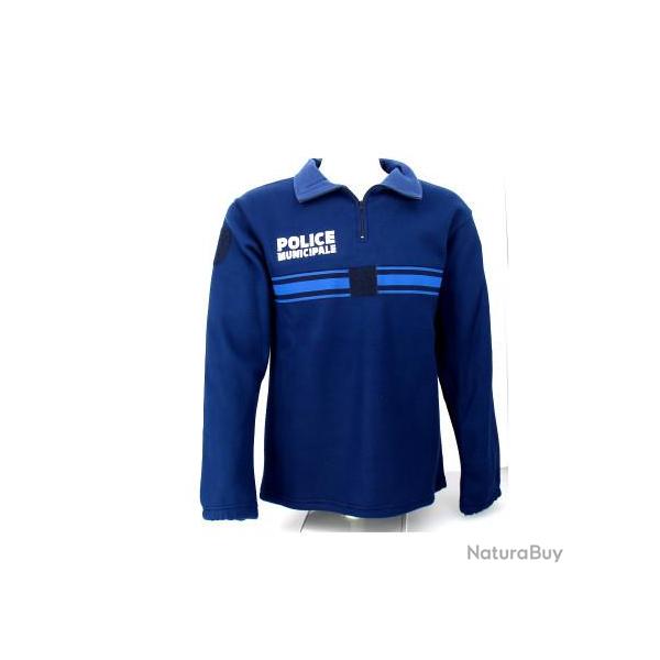 Pull Polaire Police Municipale Confortable et Chaud