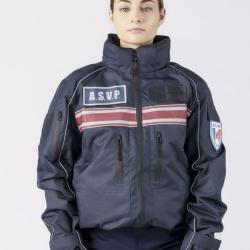 Blouson FUSION tous temps - doublure polaire amovible Bande bordeaux ASVP XL