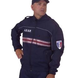 Blouson Sofshell Bandes Bordeaux ASVP 4 XL
