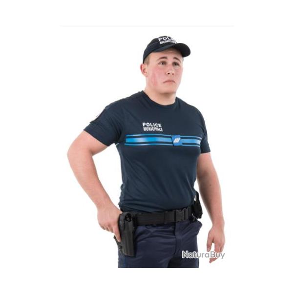 T shirt Police Municipale sport 2 XL Blanc
