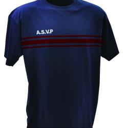 T-shirt coton MC Bandes Bordeaux A.S.V.P. S