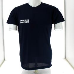 TEE SHIRT MARINE COOLMAX MARQUAGE AFFAIRES MARITIMES M