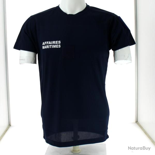 TEE SHIRT MARINE COOLMAX MARQUAGE AFFAIRES MARITIMES 4 XL