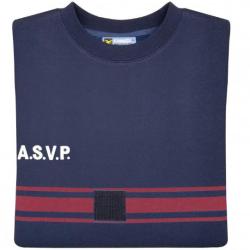 SWEAT ASVP Bandes Bordeaux XS