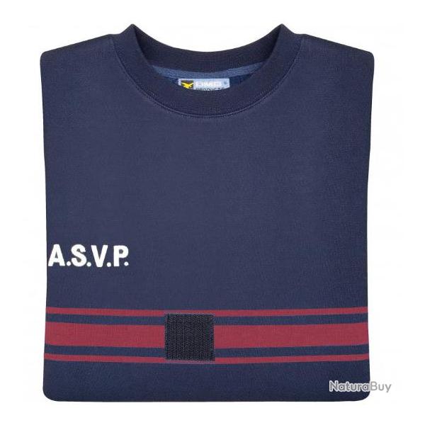 SWEAT ASVP Bandes Bordeaux L