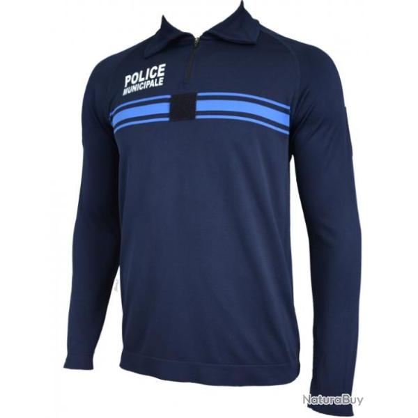Polo manches longues extr�me Police Municipale M