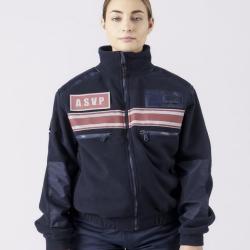 Blouson Polaire supr&egrave;me bande Bordeaux L