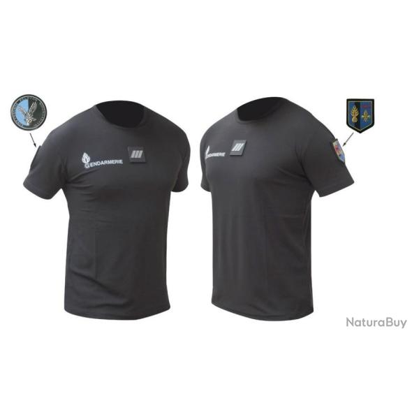 Tee-shirt COOLDRY Gendarmerie noir XS