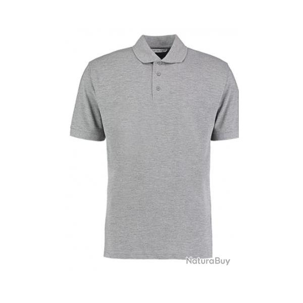 Polo gris ATPM manches courtes XS