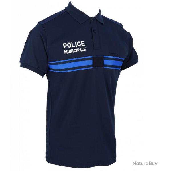 Polo Police Municipale col bouton manches courtes double face Ateq 5 XL