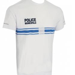 Tee-shirt sans coutures Police Municipale AIRFLOW blanc 5 XL