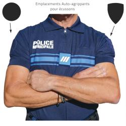 Polo Police Municipale Sport zip Manches courtes 3 XL
