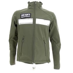 Blouson Softshell kaki GARDE CHAMPETRE / POLICE RURALE XS