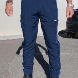 PANTALON INTERVENTION LEGER MAT BLEU FITTE POLICE MUNICIPALE 54