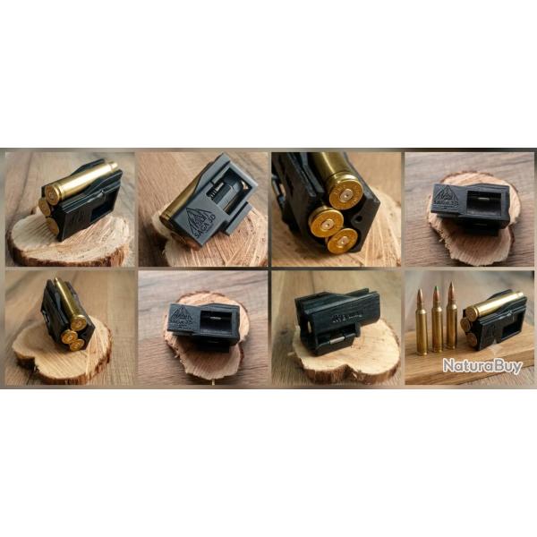 Chargeur Blaser R93 (MAGNUM)  - 3 Coups - Polym�re Carbone Liss� & Assemblage Artisanal
