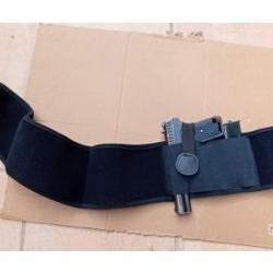 Occasion &eacute;tat Neuf  Ceinture Holster discret pour pistolet avec emplacement chargeur.