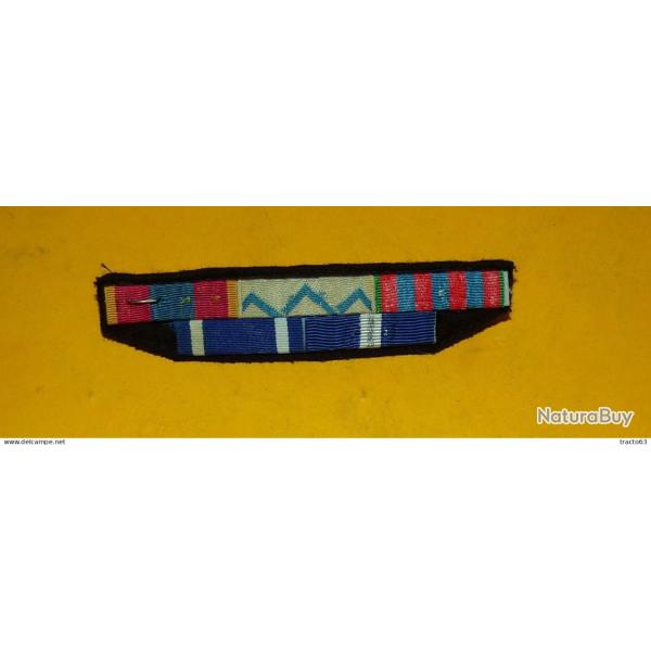 RAPPEL DE DECORATION POUR 5 MEDAILLES , MODELE ANCIEN , OBSOLETE POUR COLLECTION��,DIMENSION 110�MM
