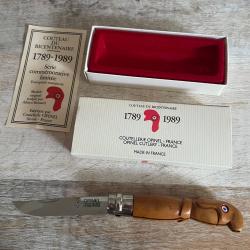 Couteau Opinel num&eacute;rot&eacute; ,&Eacute;dition limit&eacute;e pour le bicentenaire de la r&eacute;volution Fran&ccedil;aise