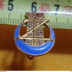 REDUCTION :1&deg; Rgt de Zouaves, dor&eacute;, &eacute;mail, ajour&eacute;, en r&eacute;duction, 20 mm ,&nbsp;ETAT VOIR PHOTO&nbsp; . POUR TOU