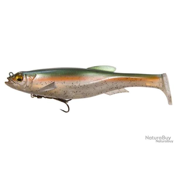 Op� 1 euro Leurre souple Megabass mag draft 8" rainbow lot 28