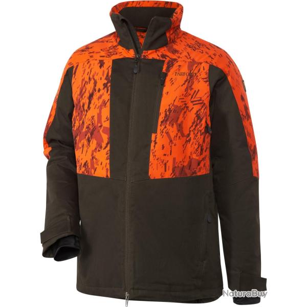 Veste de battue / Poste (Couleur: Oliv/Signaltarn, Taille: XL)