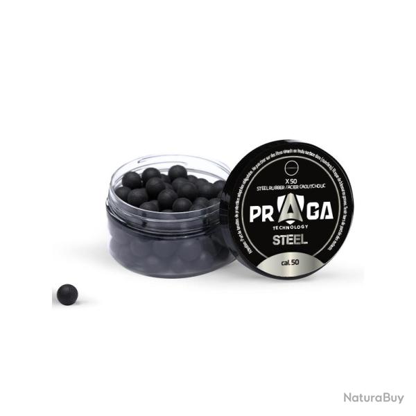 Billes en Caoutchouc Acier Cal.50 Praga