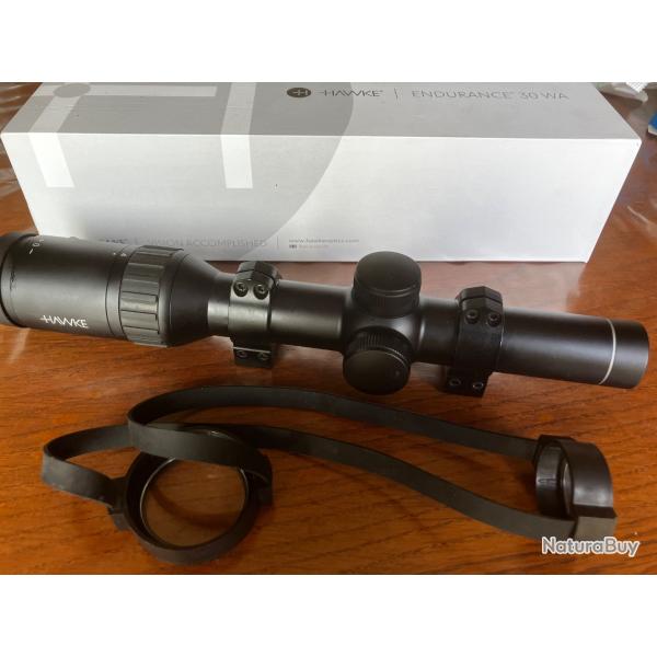 Lunette de battue Hawke endurance 1-4x24
