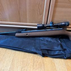 Carabine &agrave; plombs Remington Express Bois Nitro MAG 4.5 avec lunettes 4 x 32 et accessoires