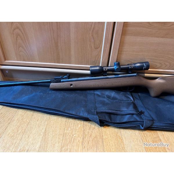Carabine � plombs Remington Express Bois Nitro MAG 4.5 avec lunettes 4 x 32 et accessoires