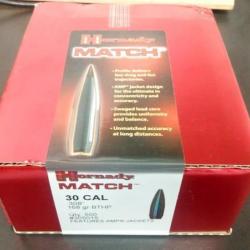 500 ogives Hornady BTHP 308 168gr