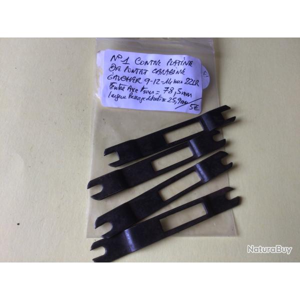 VENDU PAR LE-CUIRASSIER N�1 CONTRE PLATINE  CARABINE GAUCHER 9-12-14 MM 22 LR