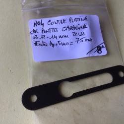 VENDU PAR LE-CUIRASSIER N&deg;4 CONTRE PLATINE  CARABINE 9-12-14 MM 22 LR
