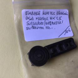 VENDU PAR LE-CUIRASSIER SOCLE DE HAUSSE  DE CARABINE BSA METEOR MK 5/6 / SUPERSPORT /AIRSPORTER