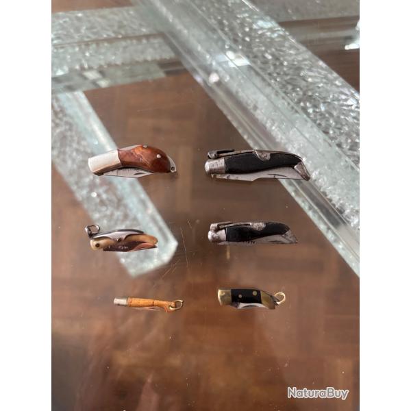 Lot de mini canif divers ancien