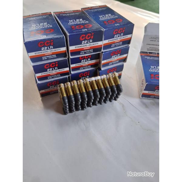 Lot 500 cartouches 22LR CCI