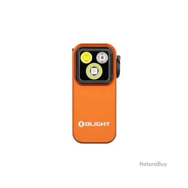 Olight Oclip Pro Orange - 500 Lumens / Lumi�re rouge- 1� sans prix de r�serve