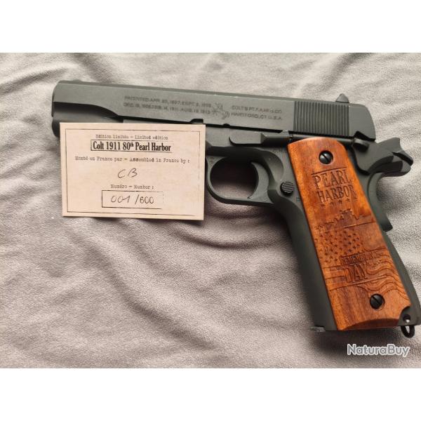 [COLLECTION] Cybergun Colt 1911 Pearl Harbor 80th Anniversary - EXEMPLAIRE N�001 / 600