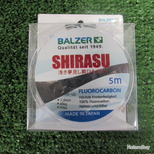 Bas de ligne fluorocarbon de marque BALZER, r�sistance 45 kg