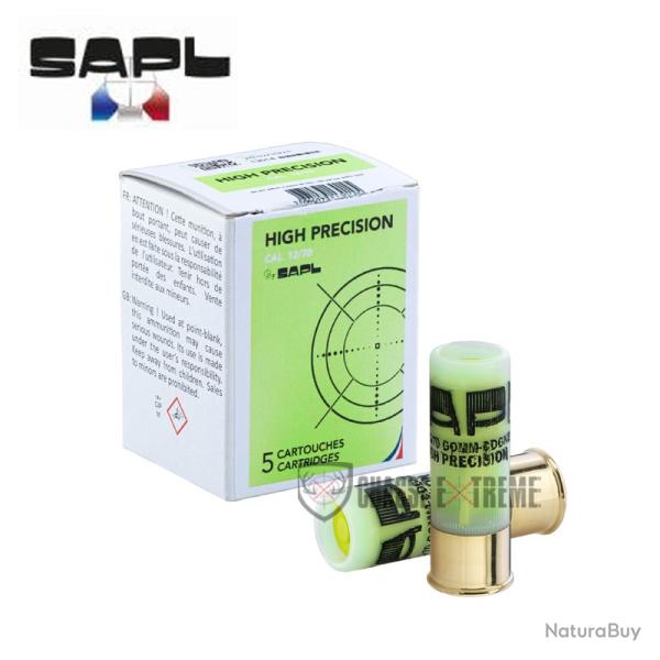 5 Cartouches de D�fense SAPL Mld Cal 12/70 Vert