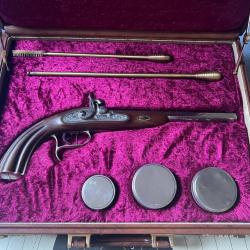 Coffret Luxe Pistolet &agrave; percussion LEPAGE Bondini 45