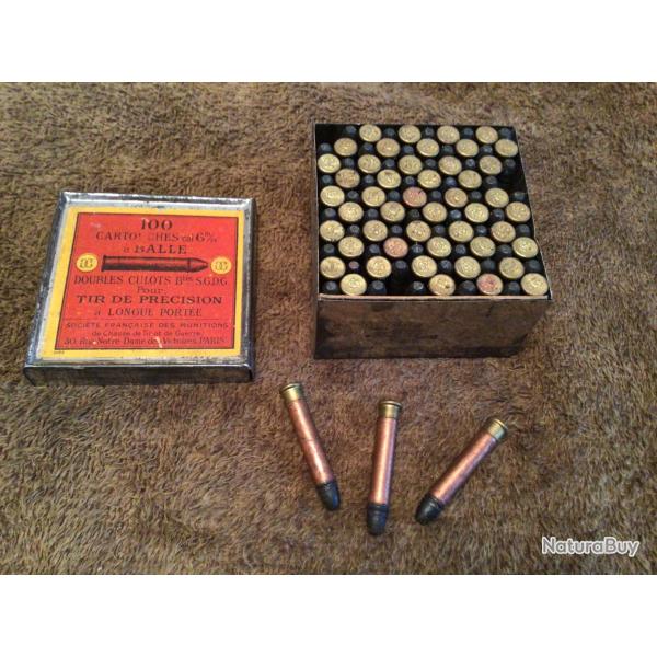 Boite de 100 munitions 6m/m extra longue