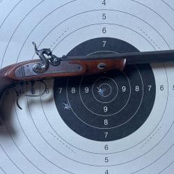 Rare Pistolet poudre noire &agrave; Percussion William Parker of London cal.45 par ARTAX Renzo LUSSIGNOLI
