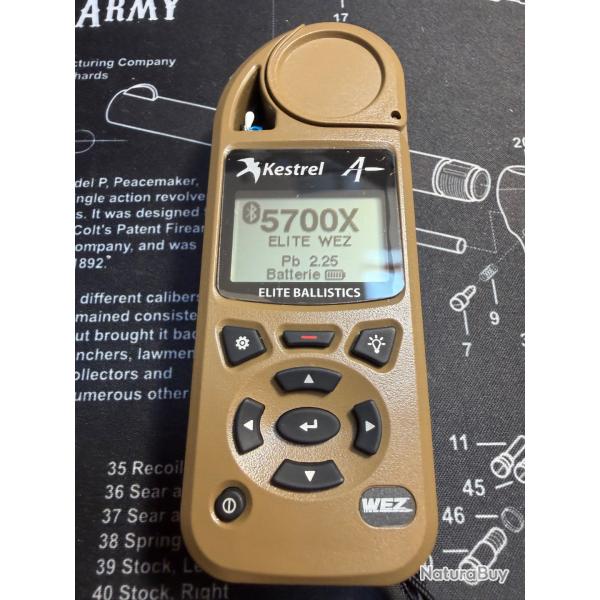 Kestrel Ballistics 5700X WEZ �tat neuf