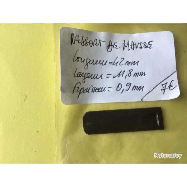 VENDU PAR LE-CUIRASSIER  N�50 RESSORT DE HAUSSE DE FUSIL MILITAIRE