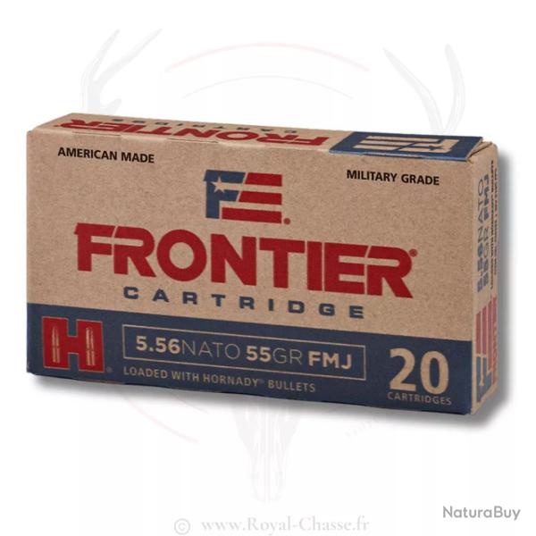 20 balles SUBSONIC FRONTIER Cal.338 ARC 285Grs HORNADY