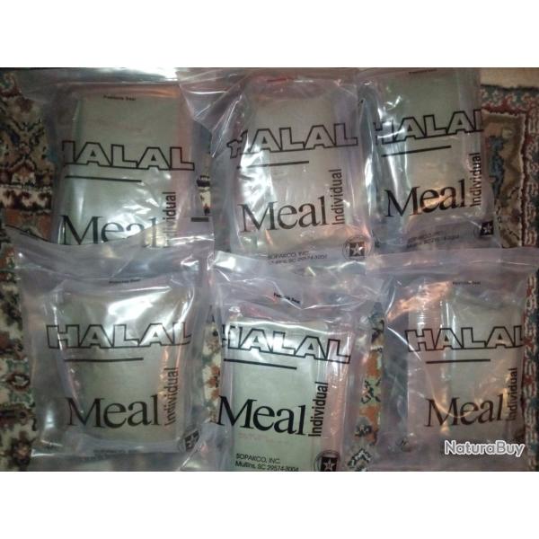 6x Ration Am�ricaine MRE EPA Halal