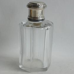 BACCARAT Flacon &agrave; parfum cristal et argent