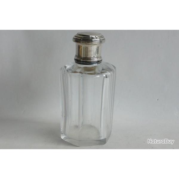 BACCARAT Flacon � parfum cristal et argent