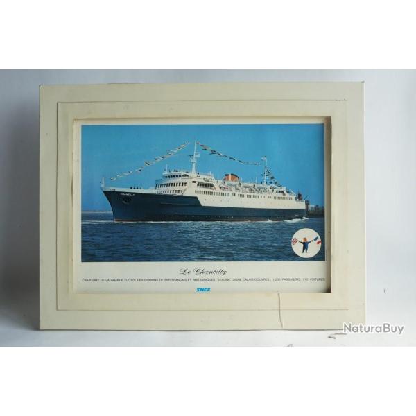Cadre photo publicitaire Car Ferry Le Chantilly SNCF